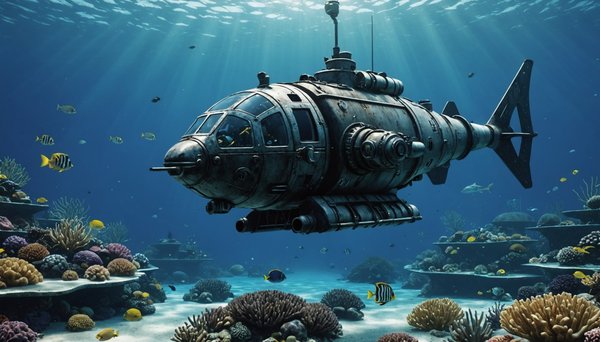 How can AI be used to create more realistic underwater physics in diving simulation games?